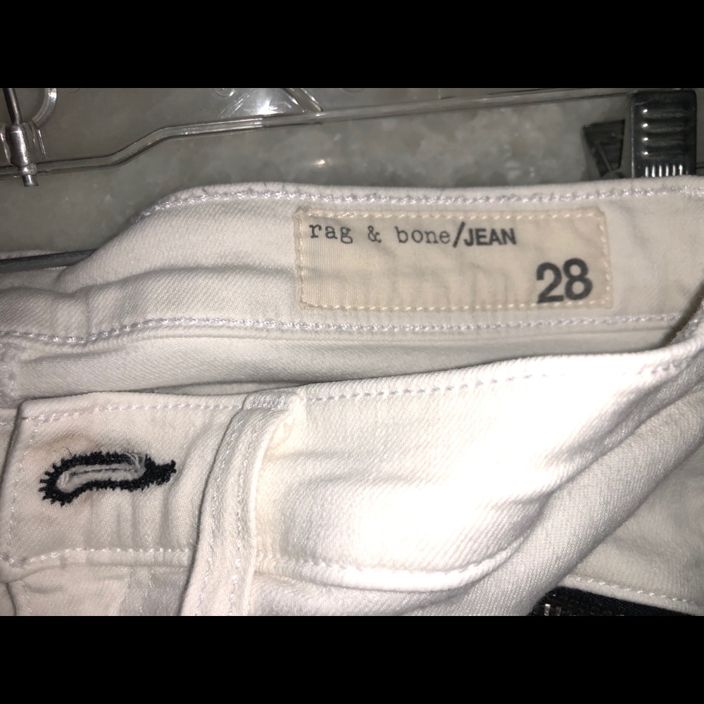 Rag & Bone white jeans